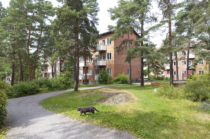 Kvarteret Markpundet i Åkeslund i Bromma